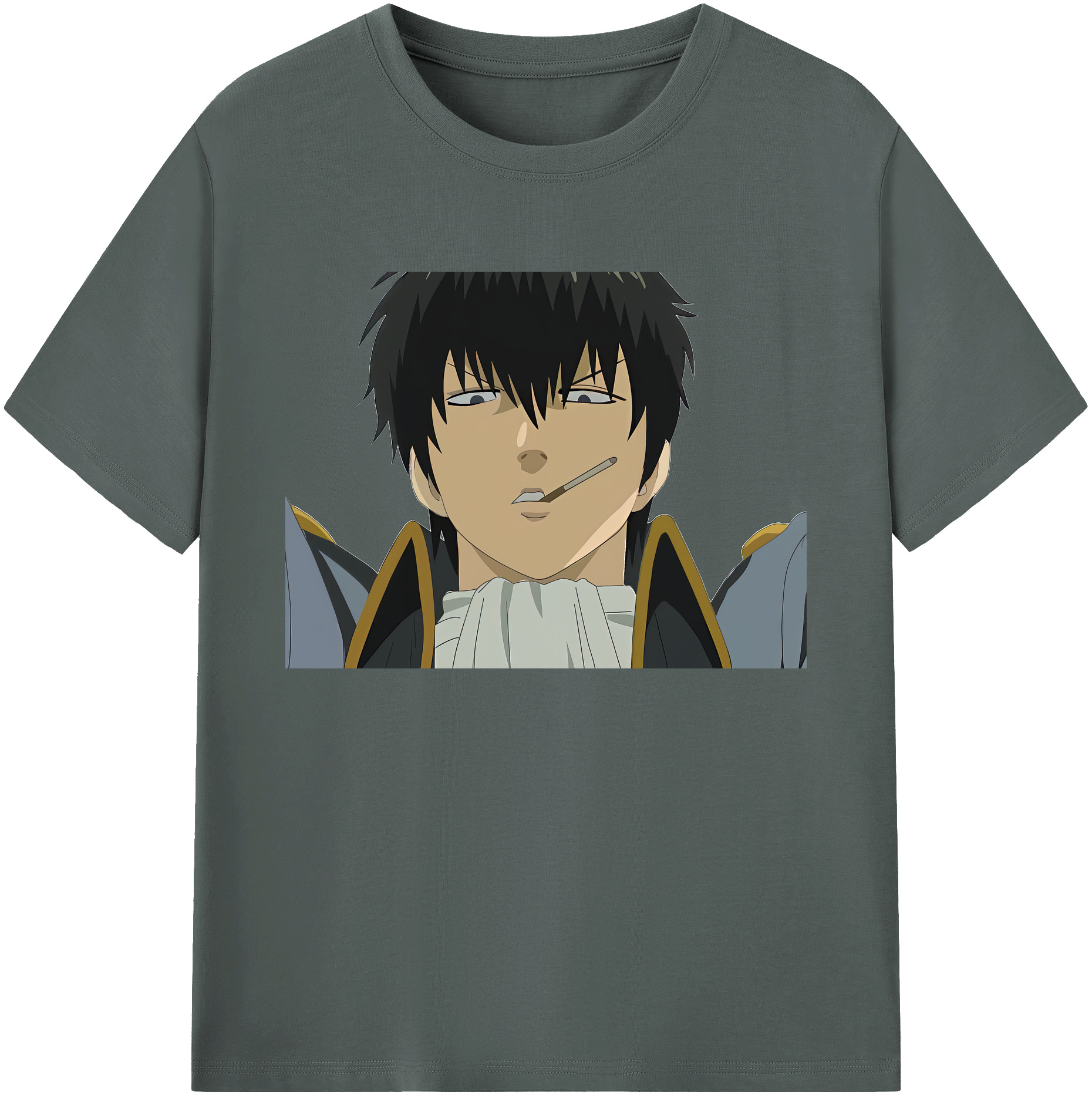 （画像用） ぎんたま 坂田銀時（さかたぎんとき） 神楽 志村新八（しむら しんぱち） GINTAMA Sakata Gintoki Kagura Shimura Shinpachi 綿100％ メンズ半袖Tシャツ｜肌触りやわらか＆通気性
